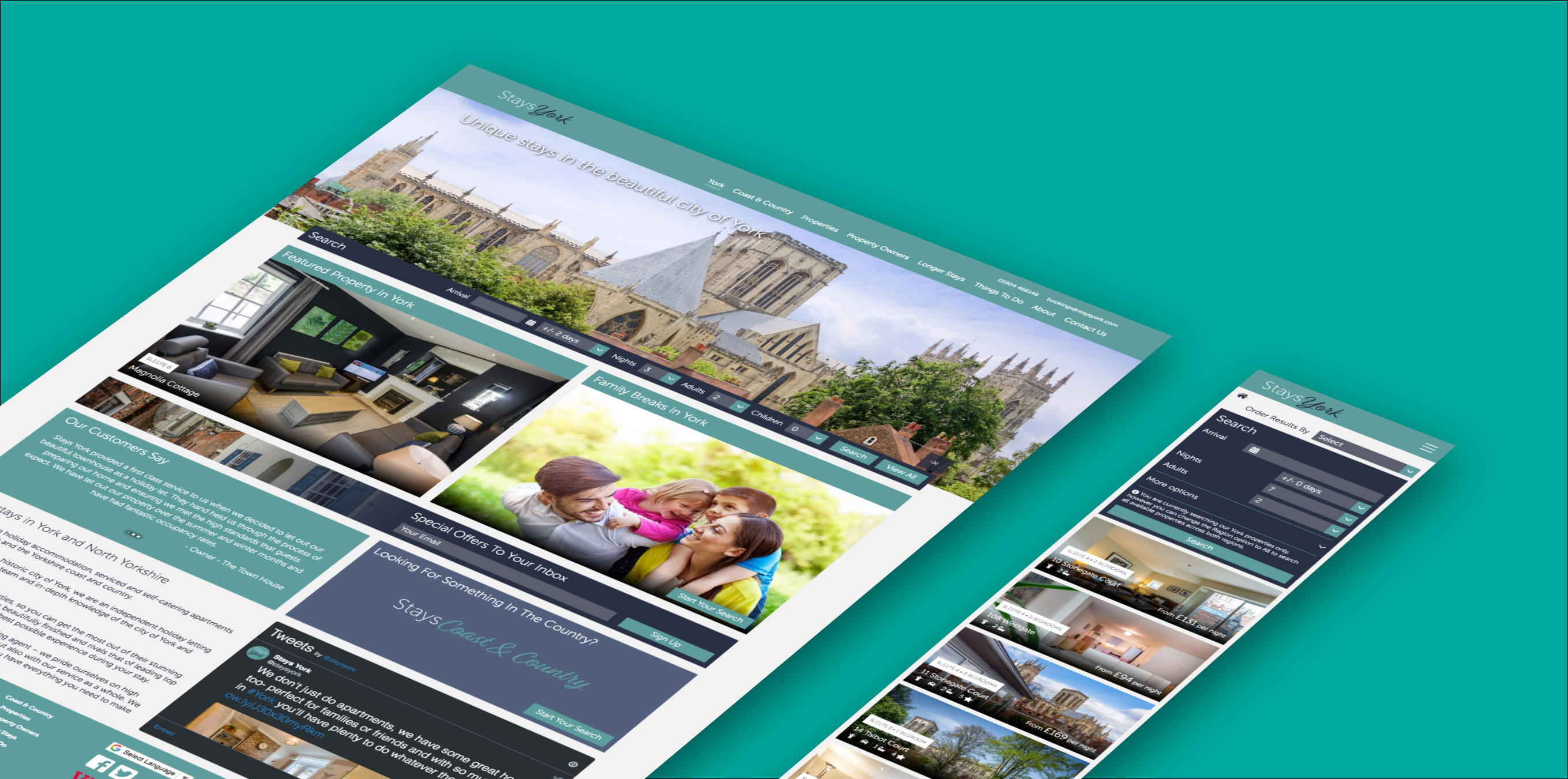 Stays York Web Visuals
