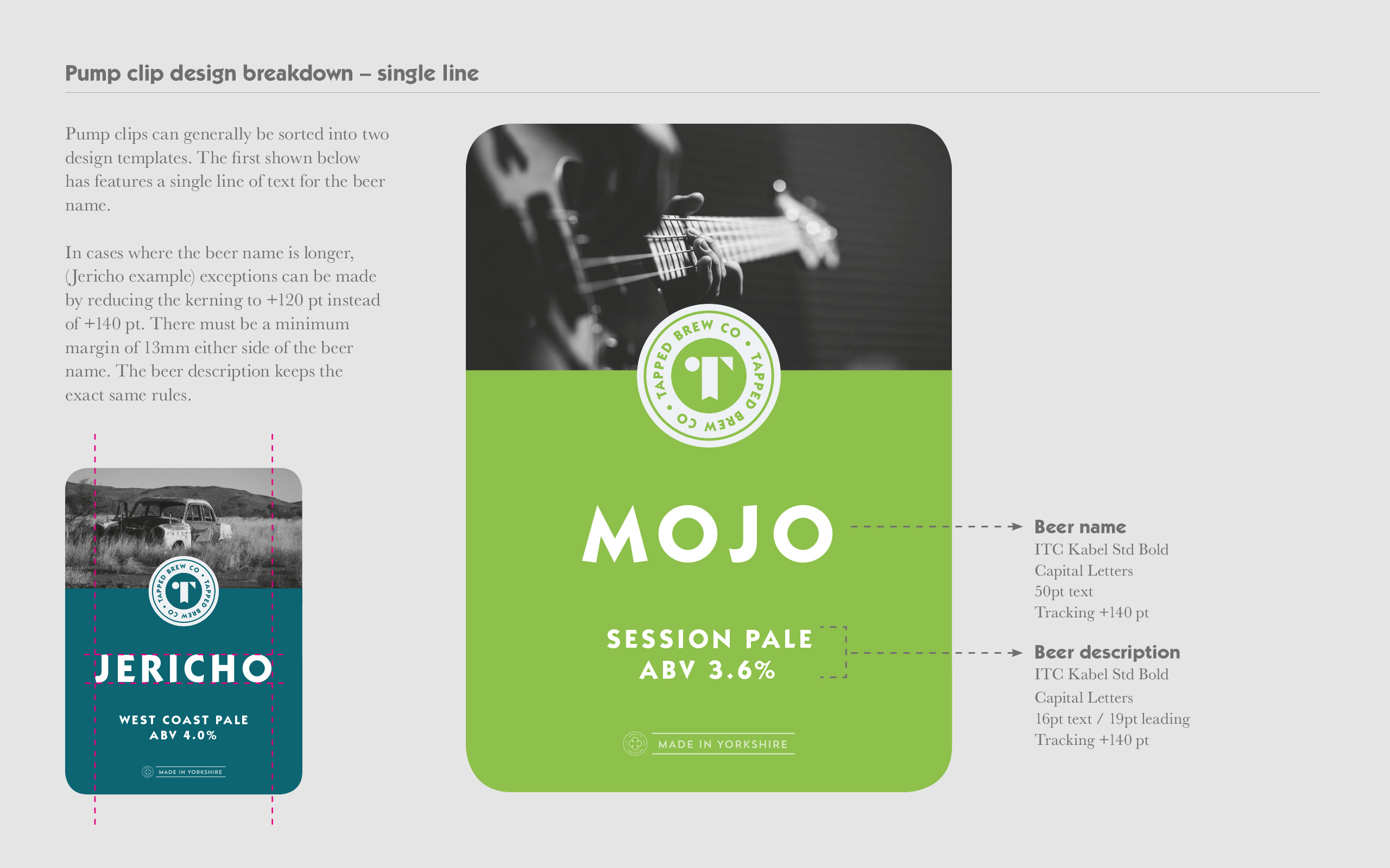 Tapped Pump Clip Breakdown